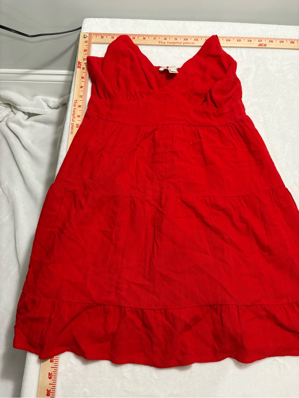 Monteau Los Angeles Red Summer Sundress -